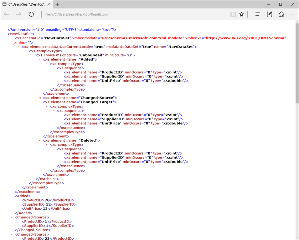 Xml Output