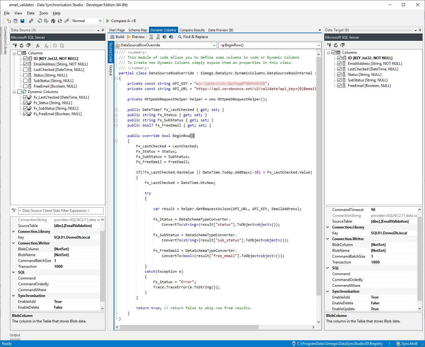 Data Sync Project Code