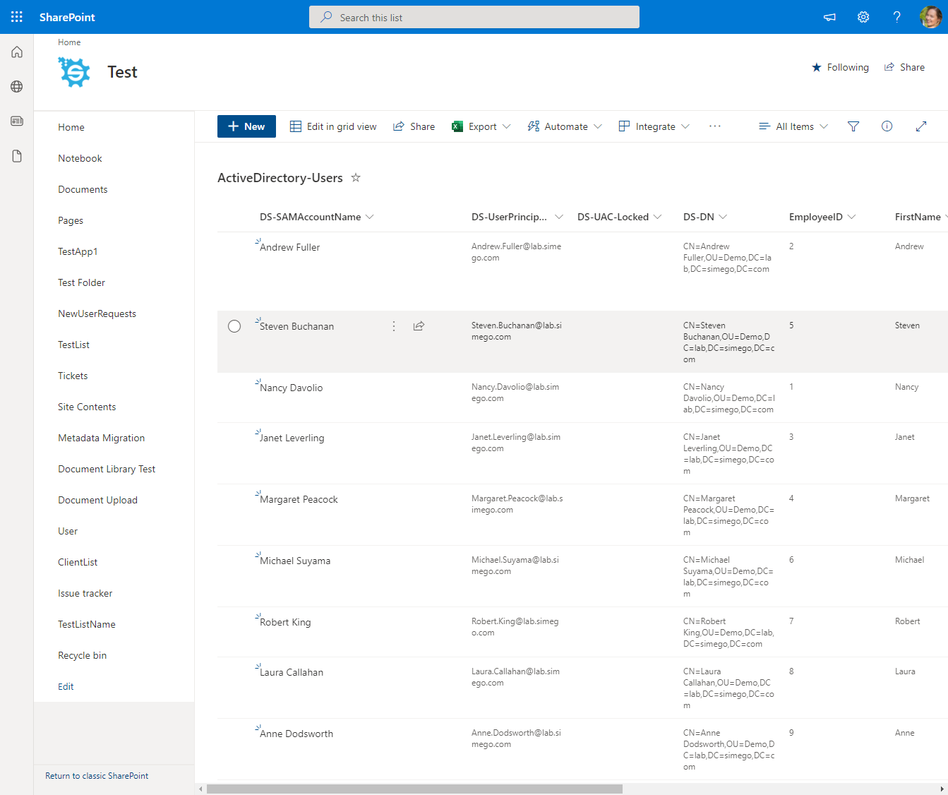 SharePoint List Updated