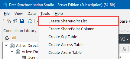 Create SharePoint List