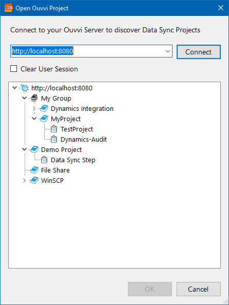 Connect to Ouvvi-Data Sync