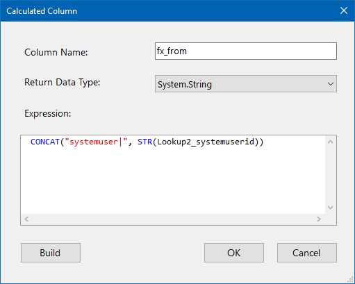 Calculated Column - From Formatting