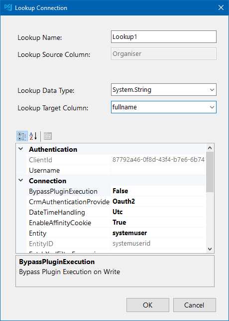 Lookup Format - System User