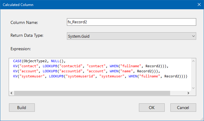 Calculated Column - Lookup ID Record 2