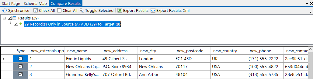 Compare Results