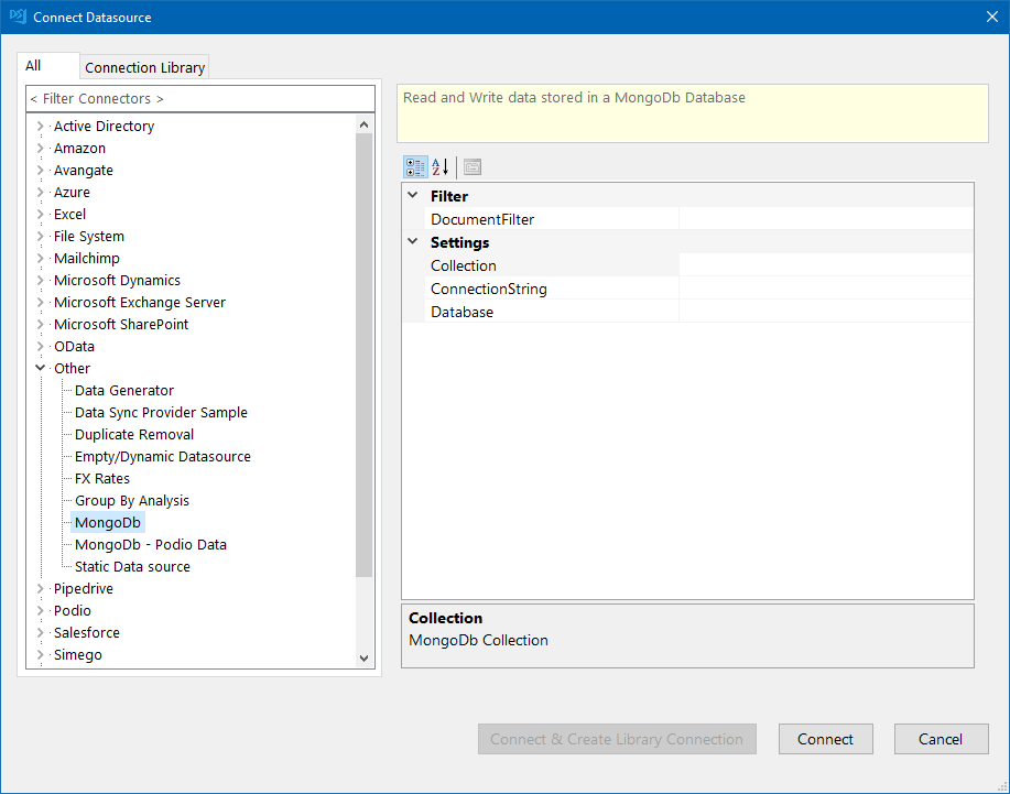 Mongo DB Blank Connection