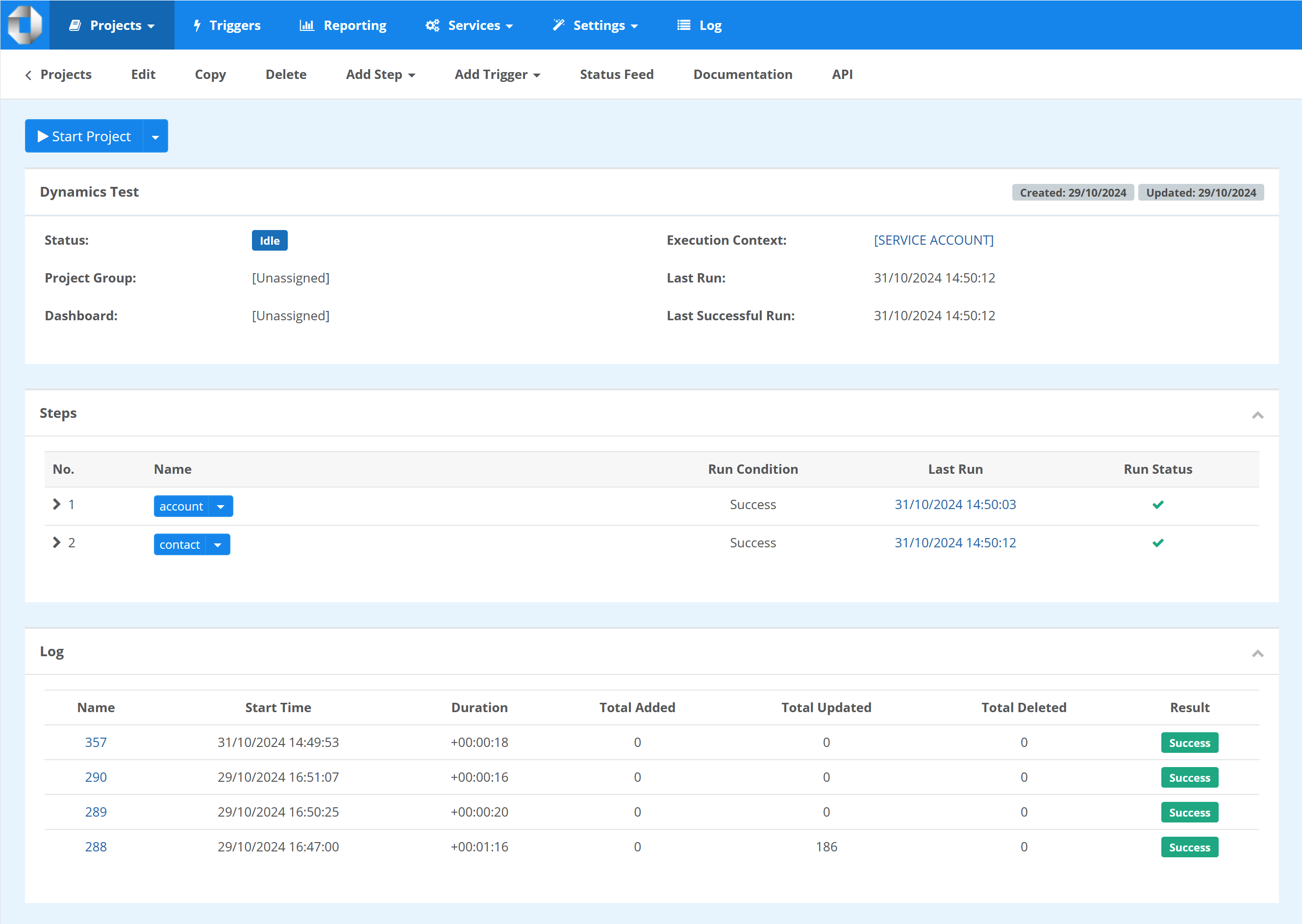 Using Ouvvi to Run the Sync