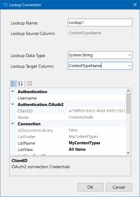 Lookup Configuration