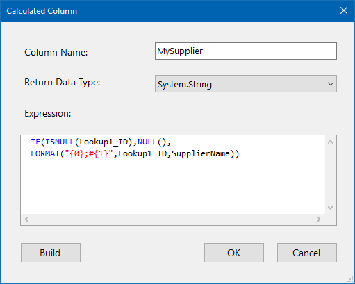 Calculated Column Format Nulls