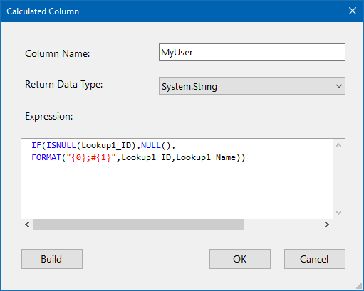 Calculated Column Format Nulls