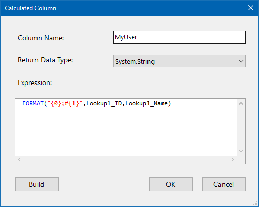 Calculated Column Format