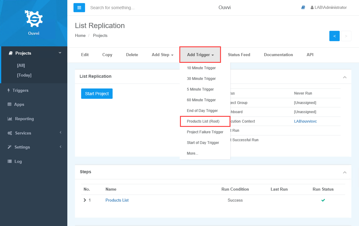 Add SharePoint Trigger