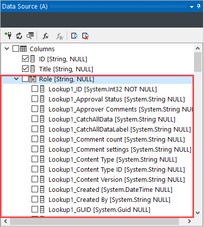 Lookup Columns