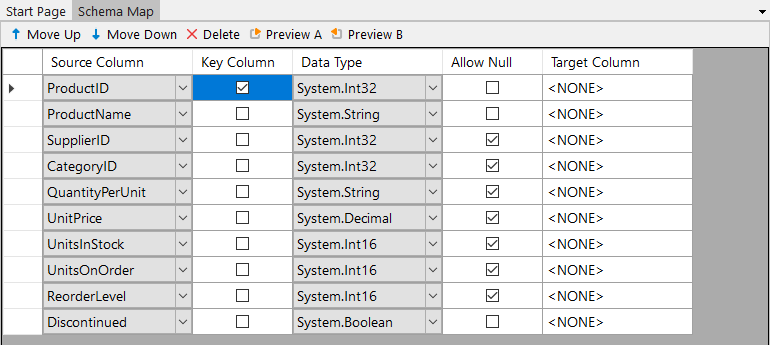 Create List Schema