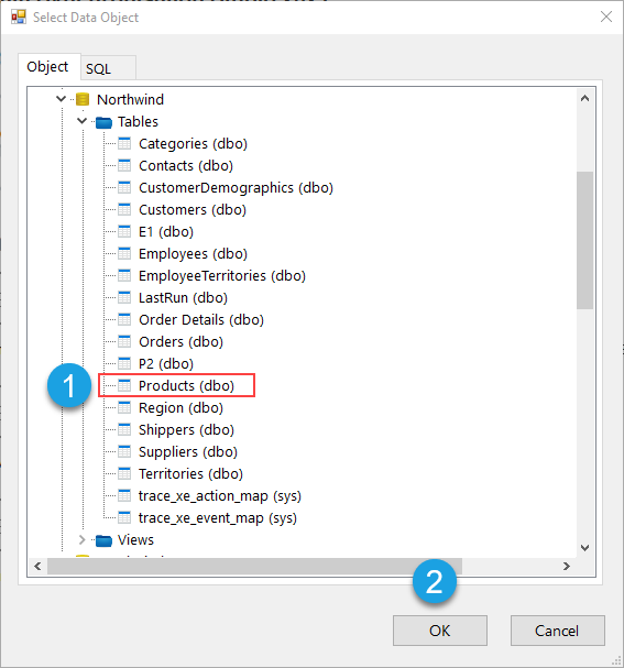 SQL Table Source